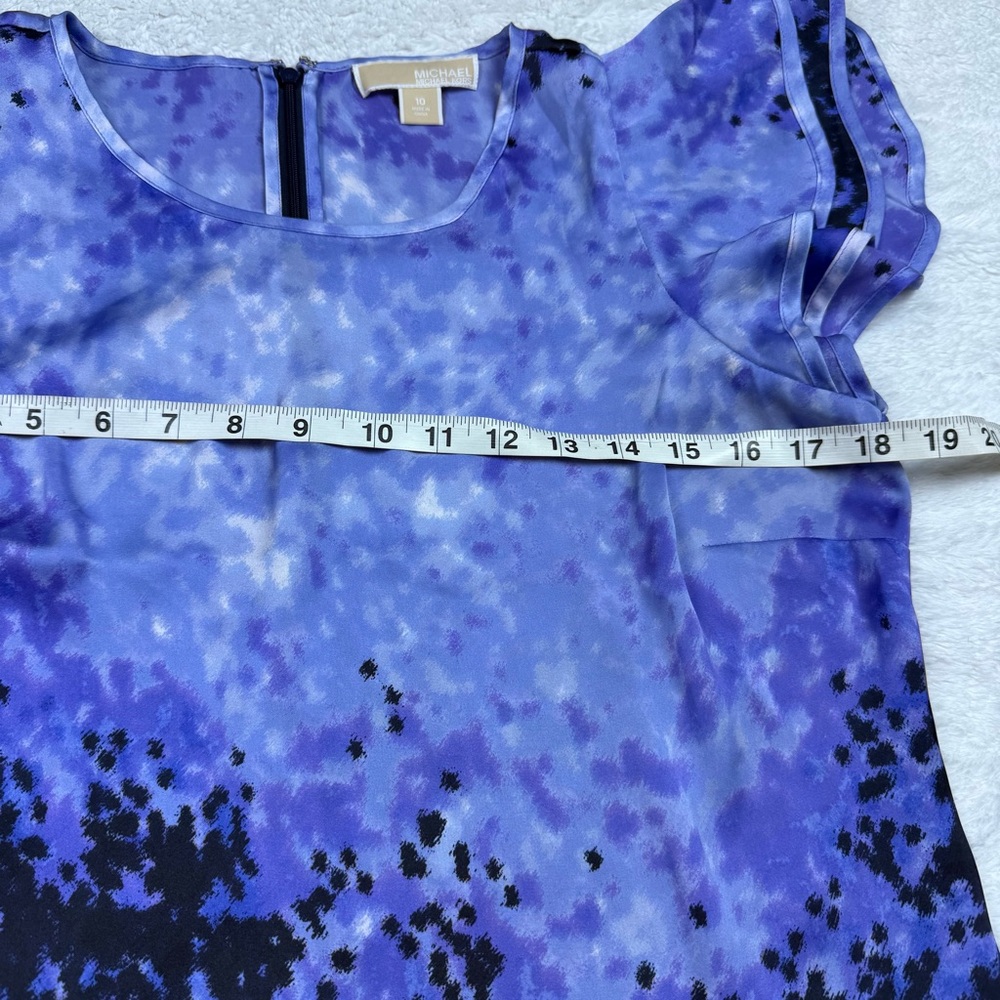 Michael Kors Purple and Black Blouse - Picture 5 of 6